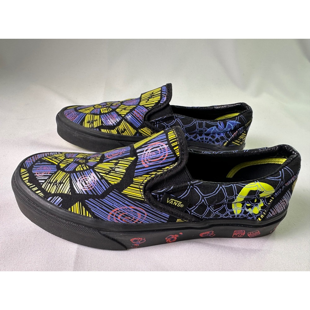 Vans Slip On x The Nightmare Before Christmas Oogie Boogie 2019 Women 7 Men 5.5